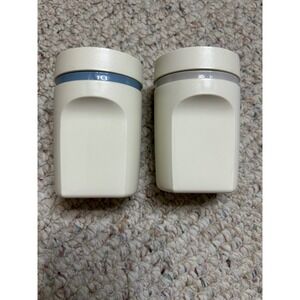 Vintage Tupperware Modular Mates Spice Shakers‎ - Set of Two Beige Cream